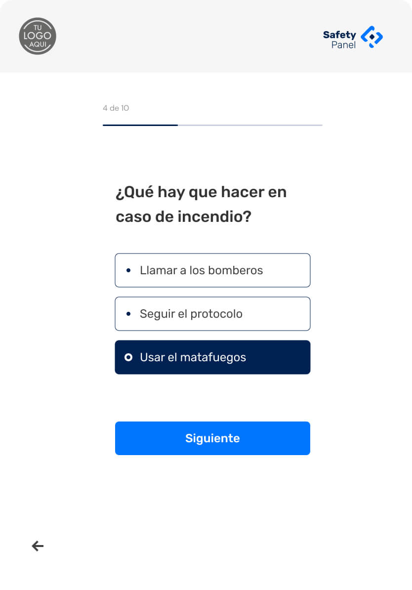 Evaluación y firma